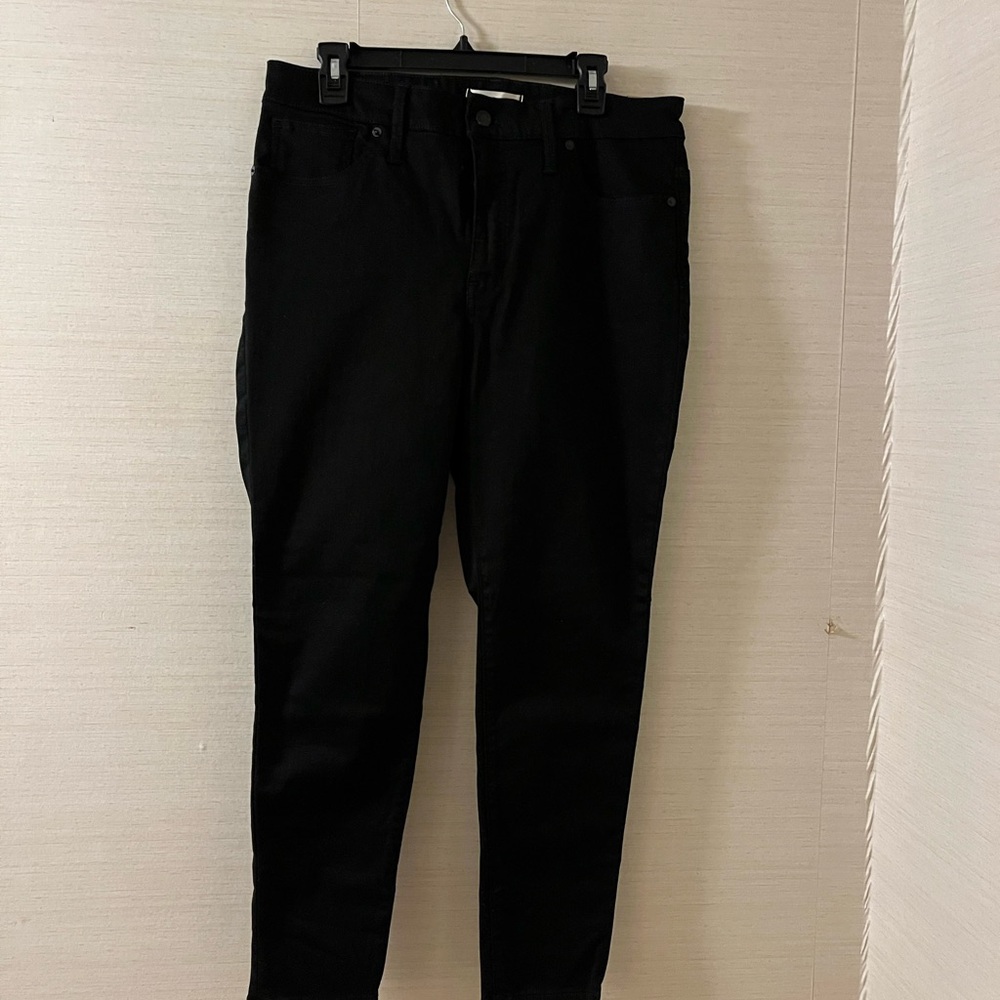 Black Madewell Curvy High-Rise Skinny